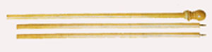 View 3pc. Wood Flag Pole 59" - 00137