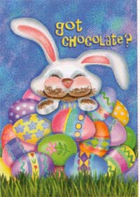 View Got Chocolate? Flag 28"x40" - 0280CD