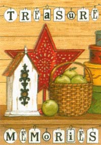 View Treasure Memories Flag 28"x40" - 0322CD