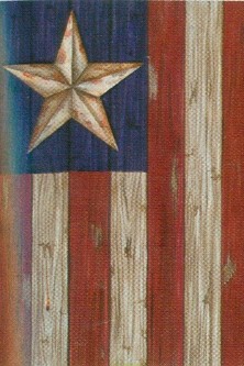 View Barn Star and Stripes Flag 28"x40" - 0331CD