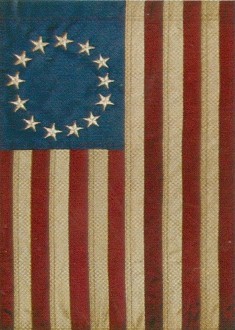 View Betsy Ross Applique Flag - 0332CD