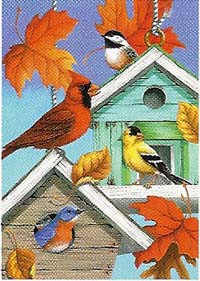 View Autumn Colors Flag  28" x  40" - 0454CD