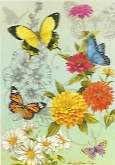 Butterfly Garden Flag 28" x 40"
