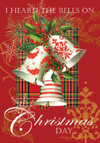 View Christmas Bells Garden Flag 12"x18" - 0792MCD