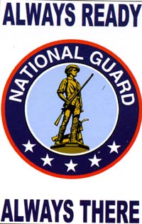 View National Guard Applique Flag 28"x40" - 08047TG