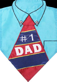 View # 1 Dad Applique Flag 28"x40" - 0888CD