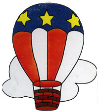 View Hot Air Balloon Sculpted Flag 28"x40" - 11019TG