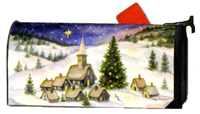 View Christmas Village Magnetic MailWrap - 1109MW