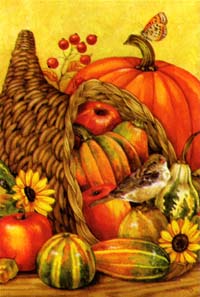 Bountiful Nature Silk Reflections Garden Flag 12.5"x18"