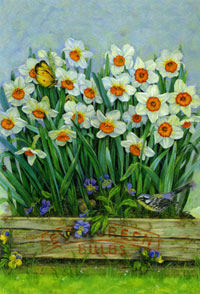 View Paperwhite Bulb Box Flag 29"x43" - 131097EG