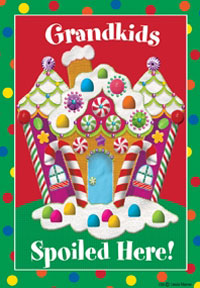 View Grandkids Christmas Flag 28"x40" - 1355CD