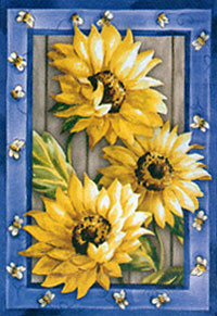 View Country Sunflowers Flag 29"x43" - 13587EG