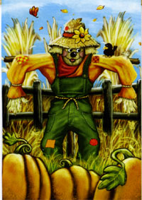 View Scarecrow Flag 28"x40" - 13743EG