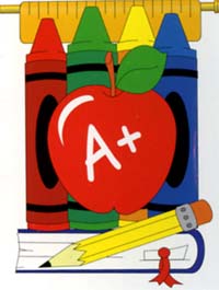 View School Day 3-D large 28"x44" Nylon Flag - 15025tg