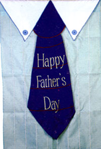 View Happy Father's Day Applique Flag 28"x44" - 15653EG