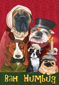 View Bah Humbug Flag 28"x40" - 1723CD
