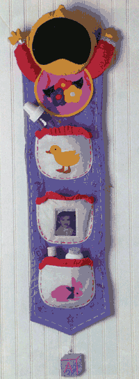 View Baby Girl Wallhanging  11.5"x2.5"x39" - 22343
