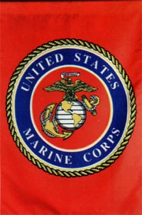 View United States Marines Flag 28"x40" - 22373