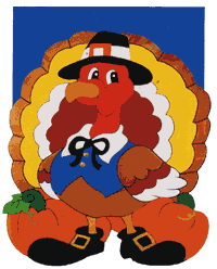 View Turkey Applique Garden Flag 12"x16" - 267CF