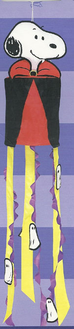 Snoopy Dracula Halloween Windsock 55 long