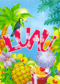 View Luau Impressions Flag 28"x40" - 23816
