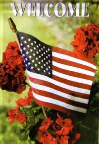 View Geranium with Flag Impressions Garden Flag 12.5"x18" - 24765