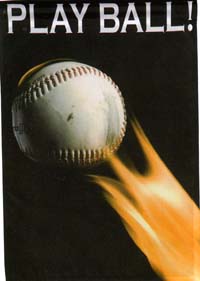 View Play Ball Impressions Flag 28"x40" - 25573