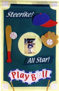 View Baseball Create A Flag Garden Flag 11.5"x18" - 25706