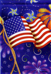 View Star Spangled Impressions Garden  Flag 12.5"x18" - 26191