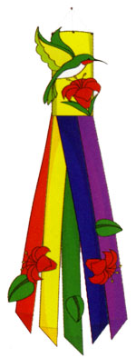 Hummingbird Windsock 12"x60"