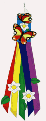 View Butterfly Windsock 12"x60" - 28018TG