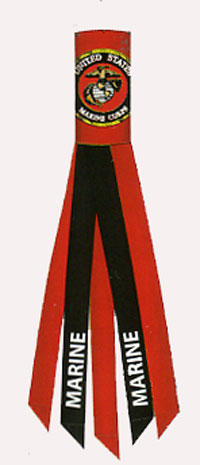 View Marine Corps Windsock 12"x60" - 28044TG