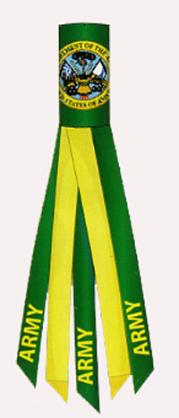 View Army Windsock 12"x60" - 28045TG