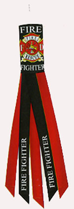 View Fire Fighter Windsock 12"x60" - 28064TG
