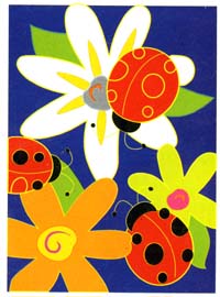 View Lots of Ladybugs Applique Flag 28"x40" - 2813CF