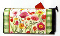 View Wildflower Plaid Magnetic Mail Wrap - 4460MW