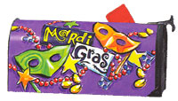 View Mardi Gras Magnetic  Mail Wrap - 5109MW