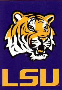 View Louisiana State University Screen Print Flag 28"x40" - 51327