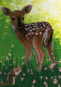 View Babes in the Woods Flag 28"x40" - 52106A