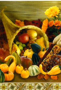 View Horn of Plenty Flag 28"x40" - 52183A