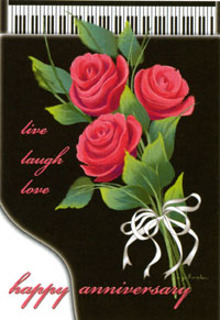 View Happy Anniversary Flag 28"x40" - 52227A