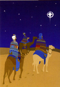 View Three Wise Men Flag 28"x40" - 52528A