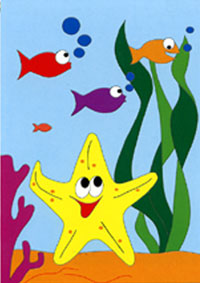View Finding Starfish Garden Flag 12"x18" - 51558A