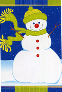 View Bob The Snowman Flag 28"x40" - 52657A