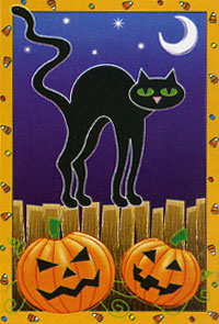 View Spooky Night Flag 28"x40" - 52658A