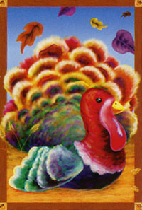 View Tim The Turkey Flag 28"x40" - 52705A
