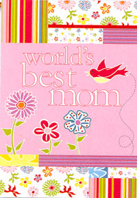 View World's Best Mom Flag 28"x40" - 52764A