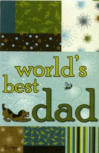 View World's Best Dad Flag 28"x40" - 52824A