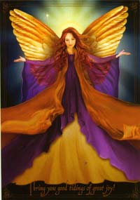 View Christmas Angel Flag 28"x40" - 52854A