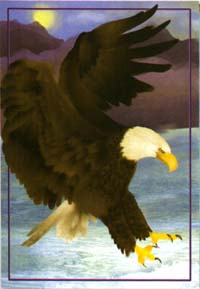 View Majestic Eagle Flag 28"x40" - 52919A
